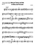 American Fanfare and Hymn for Brass and Percussion - French Horn 1